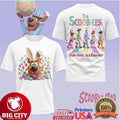The Scoob les Scooby Doo Abbey Road Parody Ruh Roh It’s Easter Two Sided Shirt