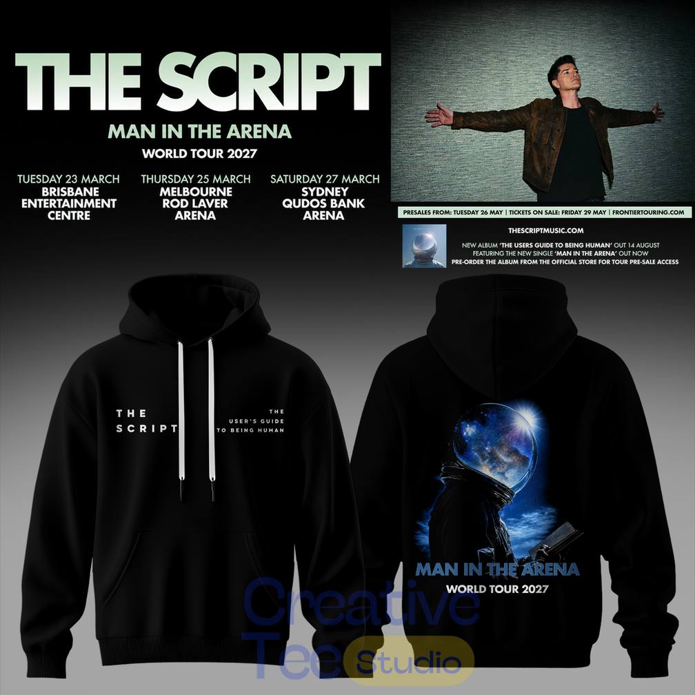 The Script — Man In The Arena Tour 2026 Hoodie