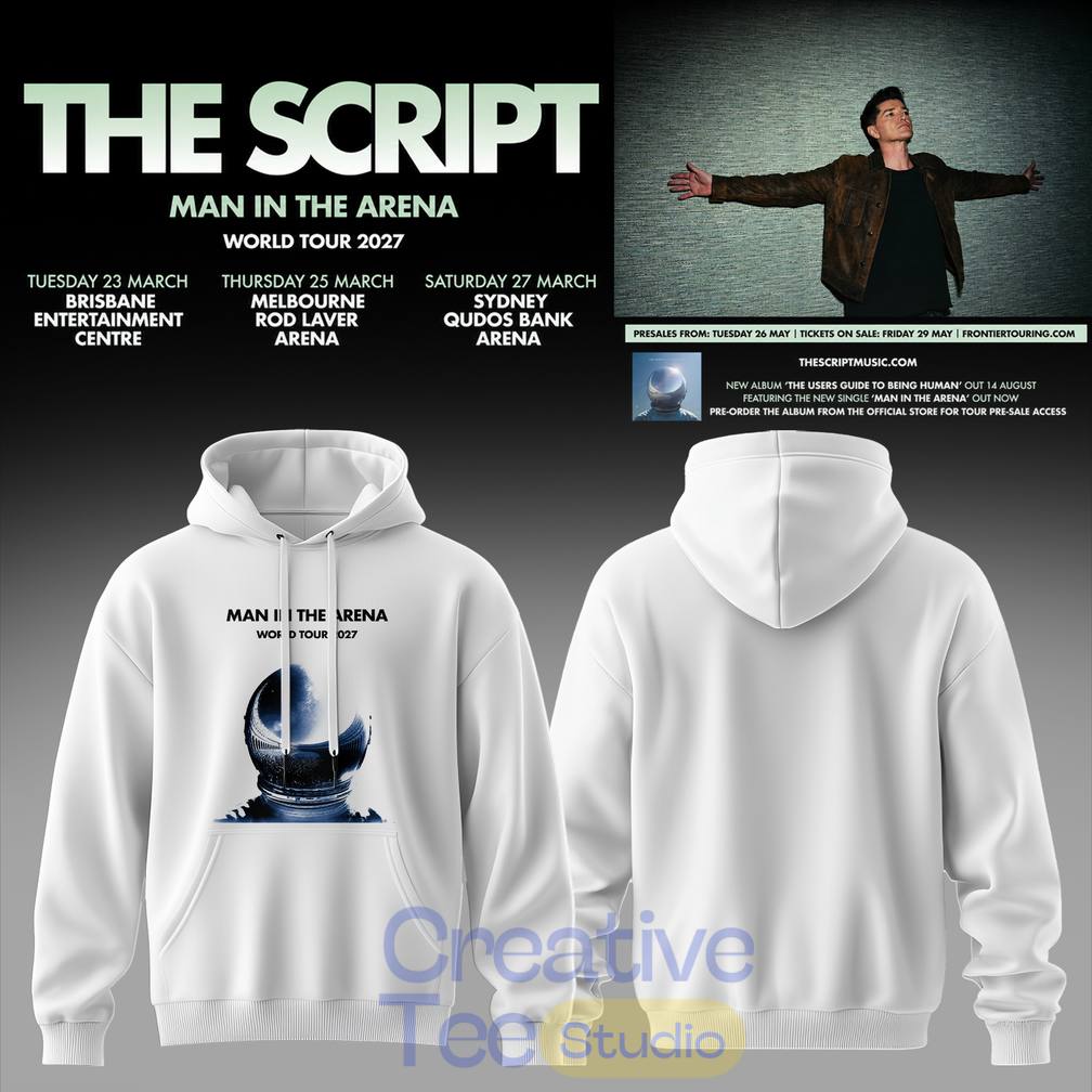 The Script — Man In The Arena Tour 2026 Hoodie