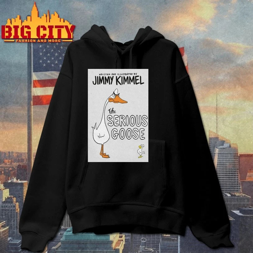 The Serious Goose Illustrated Art Poster Shirt