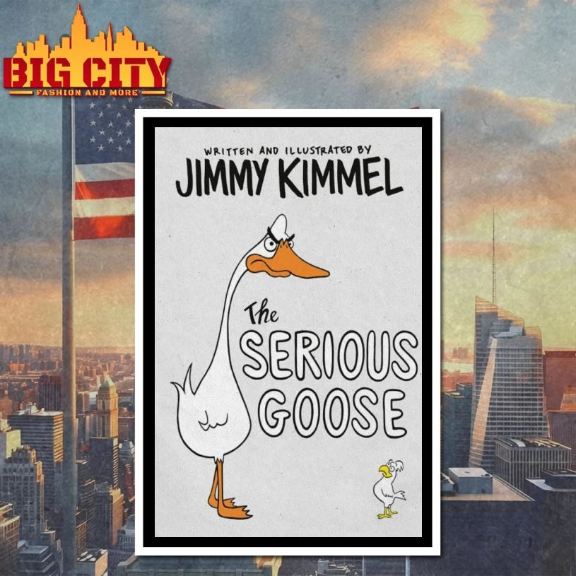 The Serious Goose Illustrated Art Poster Shirt