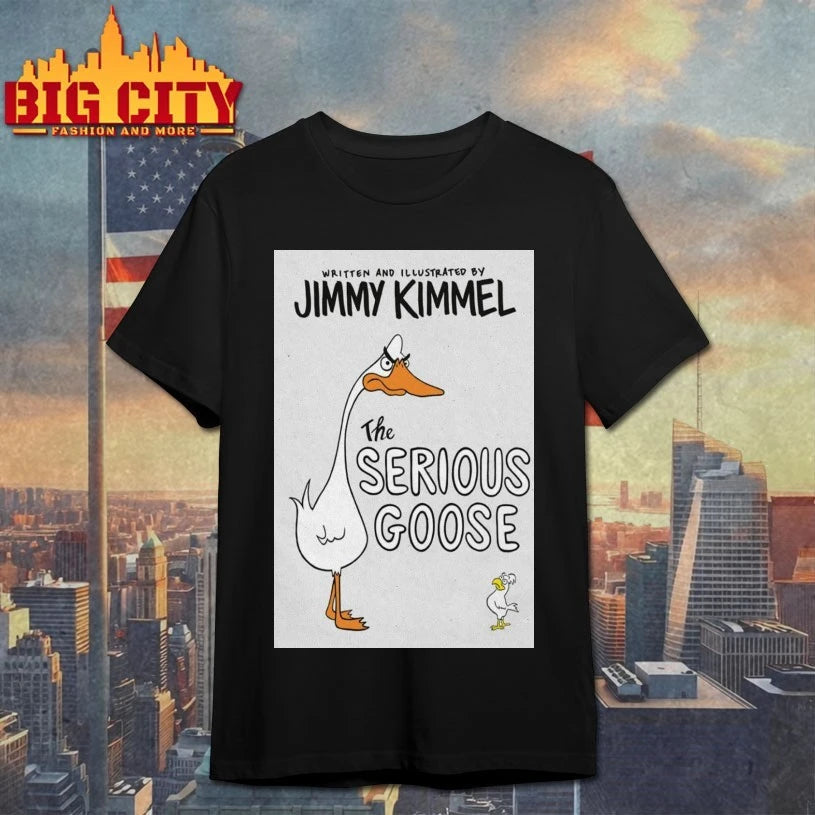 The Serious Goose Illustrated Art Poster Shirt