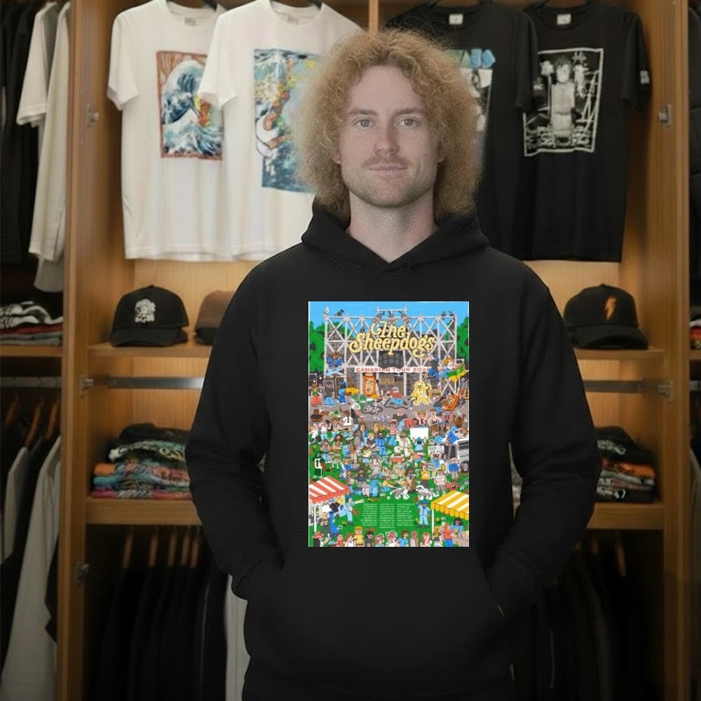 The Sheepdogs Canadian Tour 2026 Poster Shirt