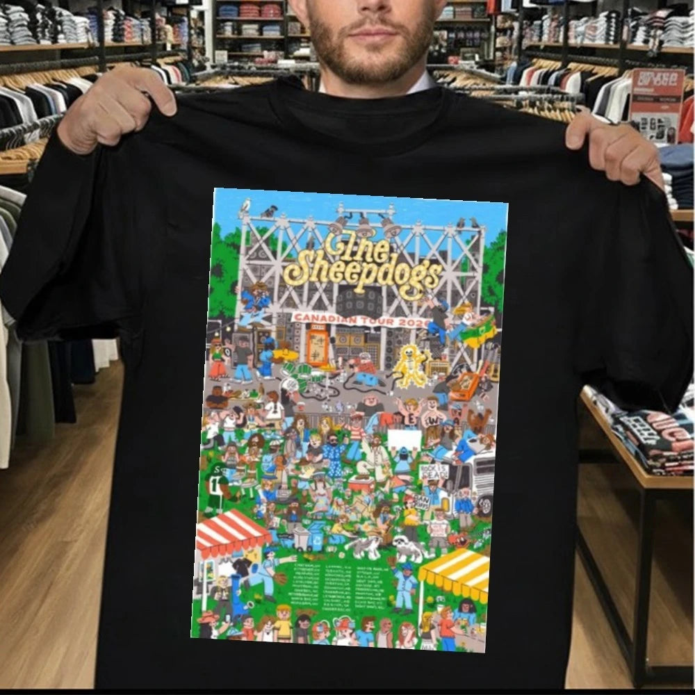 The Sheepdogs Canadian Tour 2026 Poster Shirt