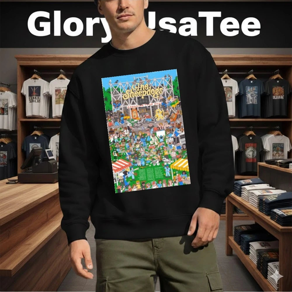 The Sheepdogs Canadian Tour 2026 Poster Shirt