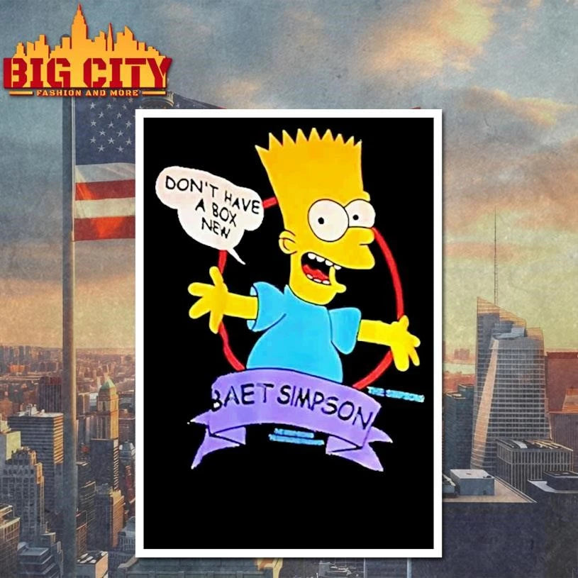 The Simpsons Bart Simpson Novelty Funny Shirt