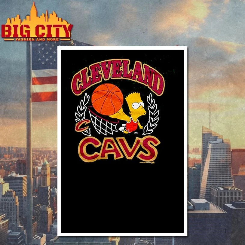 The Simpsons Bart x Cleveland Cavaliers shirt