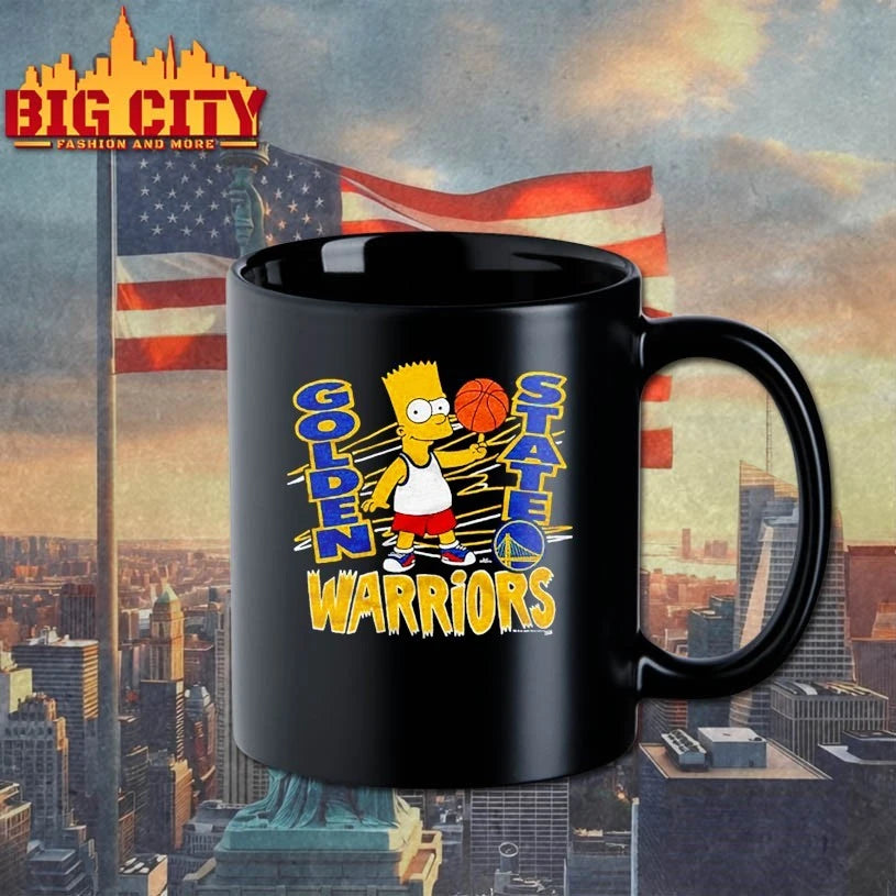 The Simpsons Bart x Golden State Warriors shirt