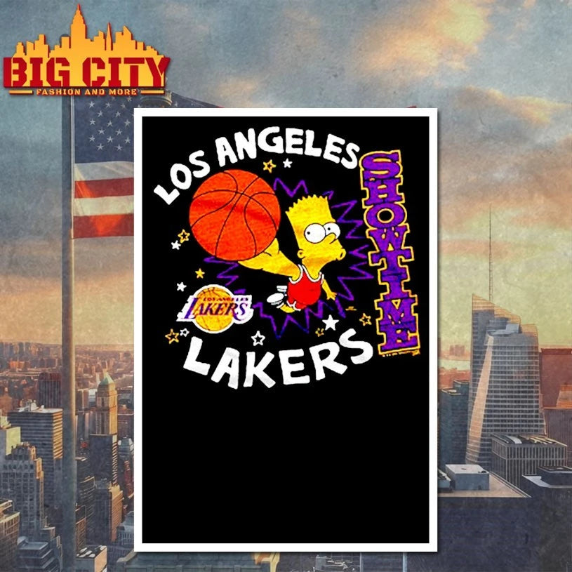 The Simpsons Bart x Los Angeles Lakers shirt