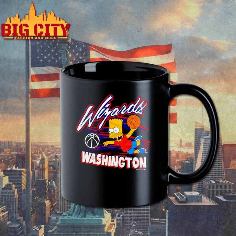 The Simpsons Bart x Washington Wizards shirt