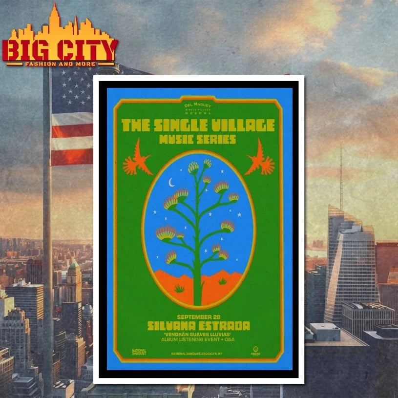 The Single Village Music Series September 28 2025 Silvana Estrada Poster Shirts