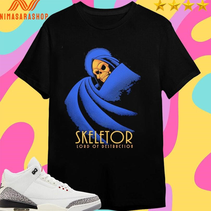 The Skull Faced Sorcerer Skeletor Lord Of Destruction Shirts