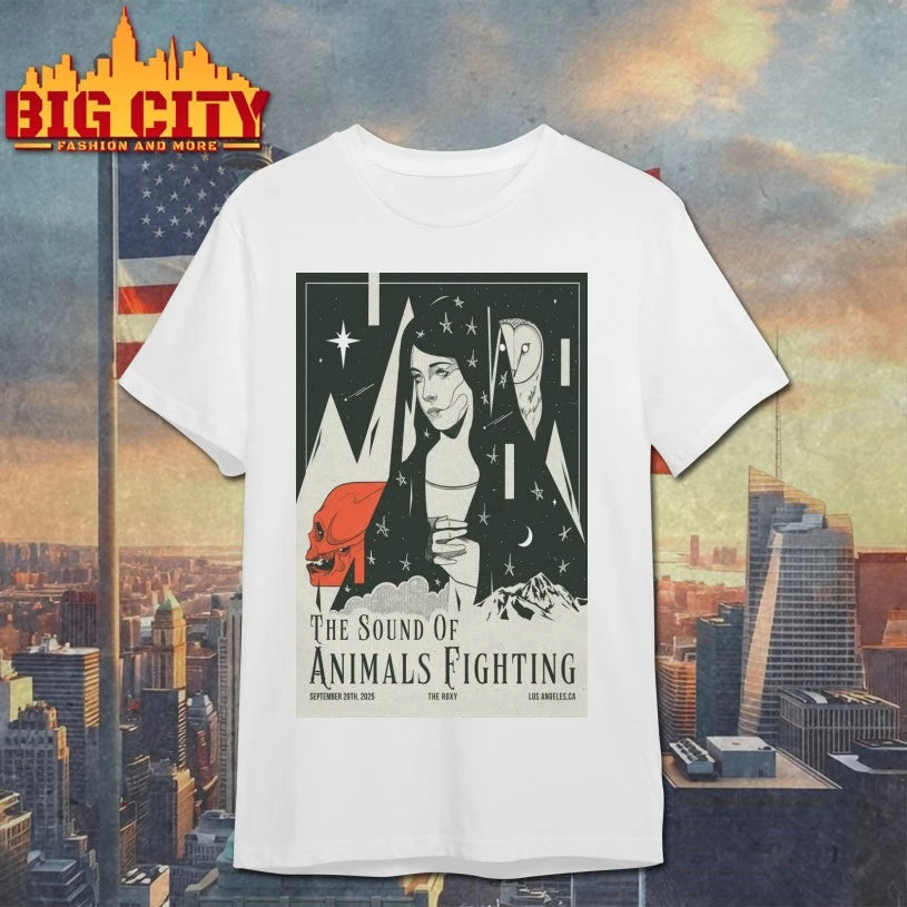 The Sound of Animals Fighting Tour Los Angeles, CA 2025 Poster shirt