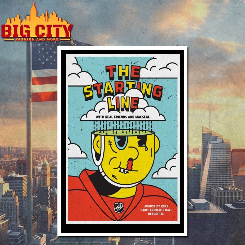 The Starting Line Aug 27 2025 Saint Andrew’s Hall In Detroit MI Poster Shirt
