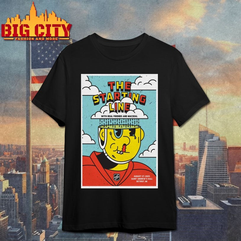 The Starting Line Aug 27 2025 Saint Andrew’s Hall In Detroit MI Poster Shirt