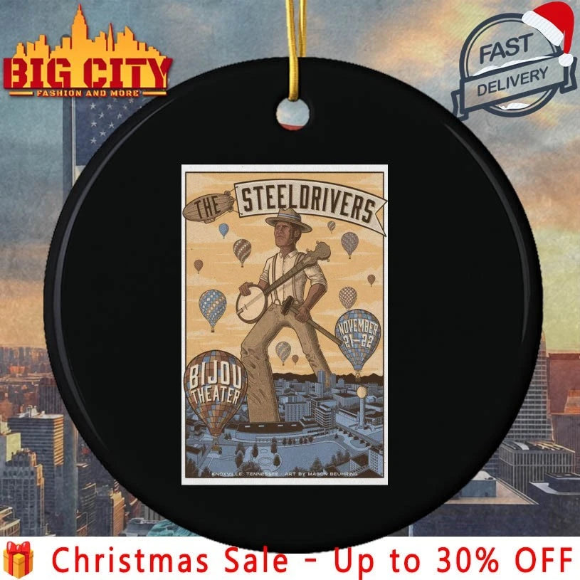 The SteelDrivers Nov 21-22 2025 Bijou Theatre, Knoxville, Tennessee Poster shirt