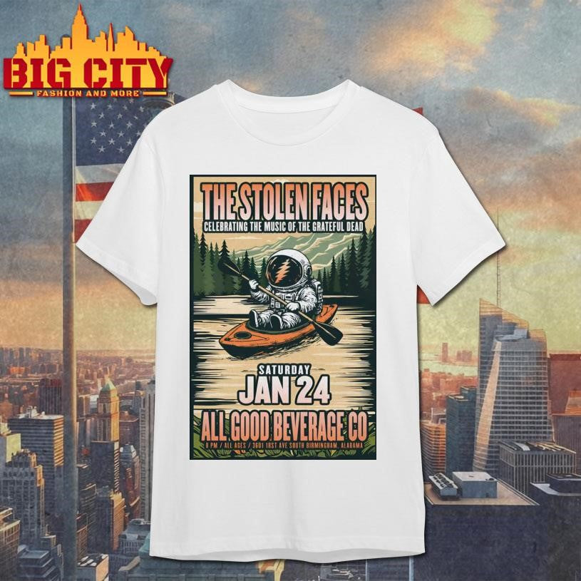 The Stolen Faces 1.24.2026 Birmingham AL Poster shirt