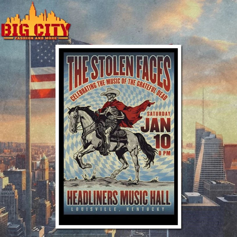 The Stolen Faces January 10 2026 In Louisville KY Poster shirt