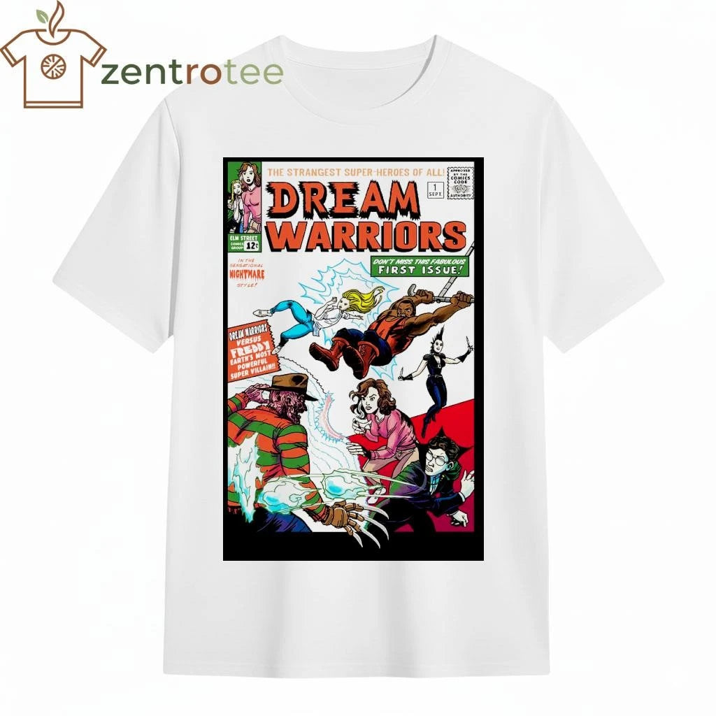 The Strangest Super Heroes Of All Dream Warriors Comics tee