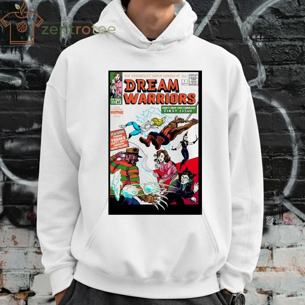 The Strangest Super Heroes Of All Dream Warriors Comics tee