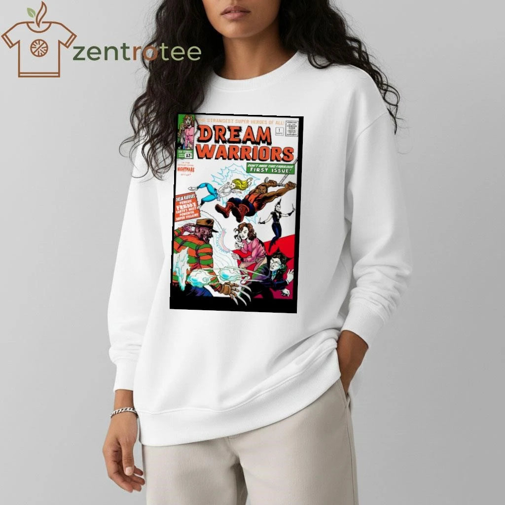 The Strangest Super Heroes Of All Dream Warriors Comics tee