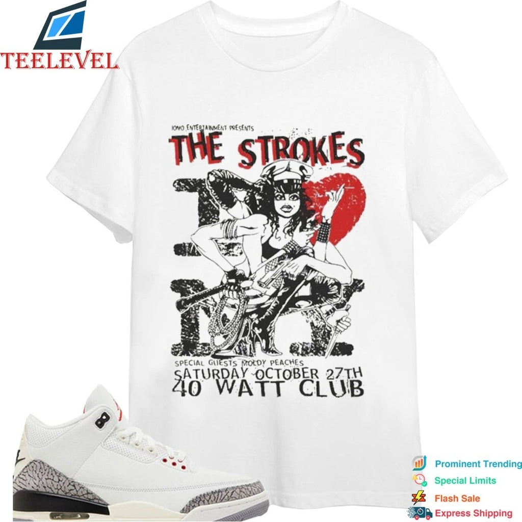 The Strokes 40 Watt Club Shirts