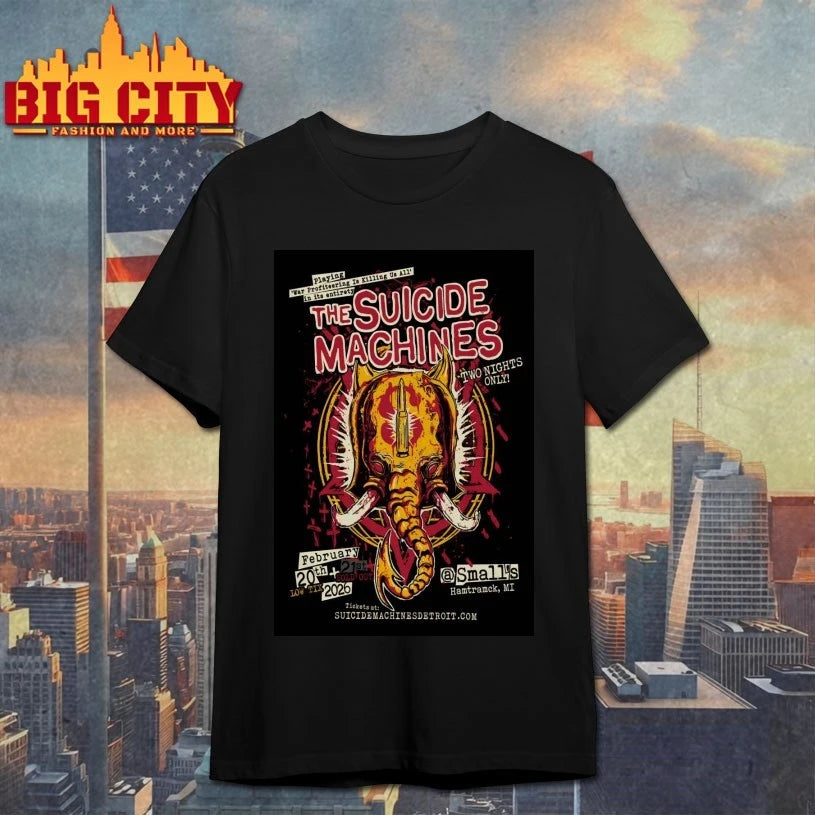 The Suicide Machines Event Hamtramck MI On Feb 20-21 2026 Poster t-shirt
