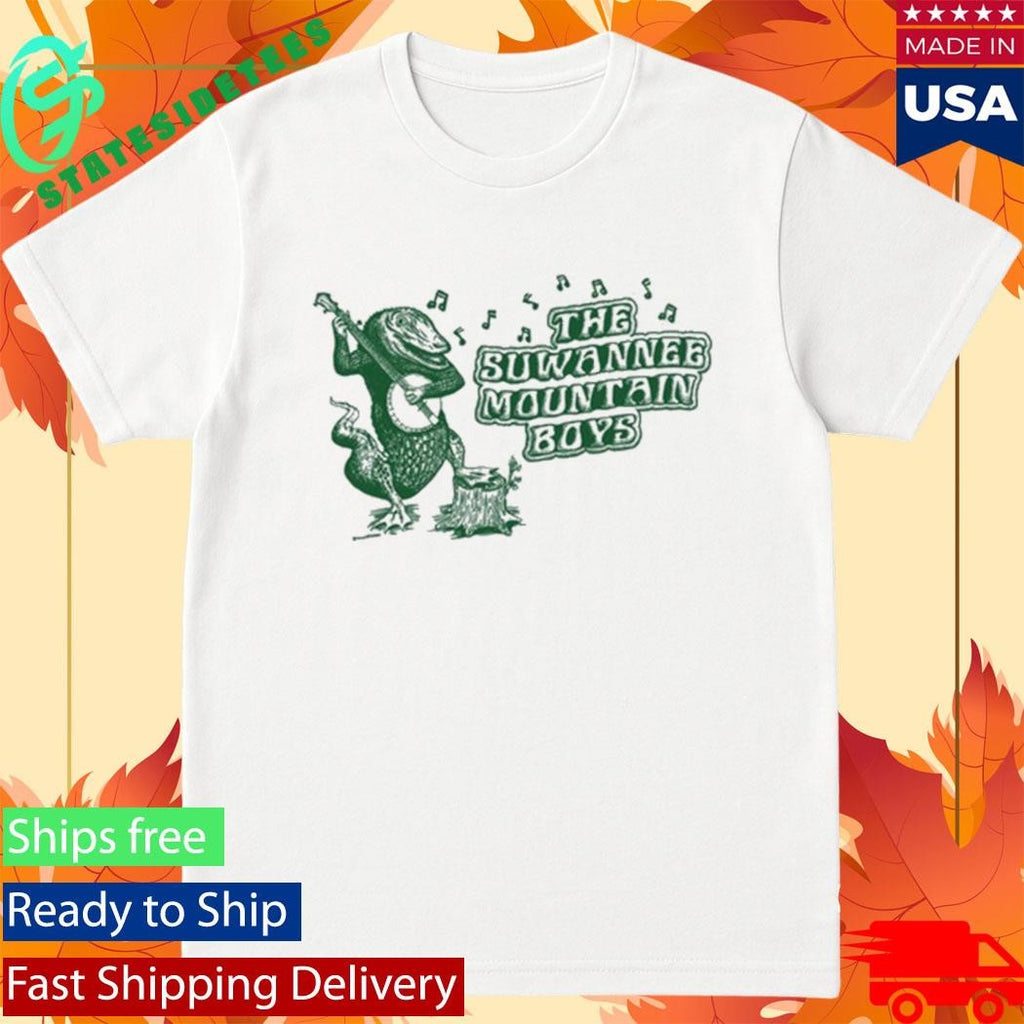 The Suwannee Mountain Boys Gator Banjo Shirt