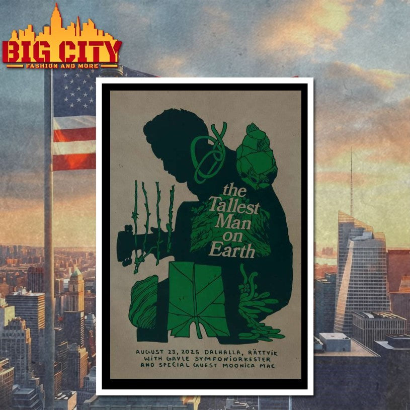 The Tallest Man On Earth Dalhalla Rättvik Sweden Aug 23 2025 Poster Shirt