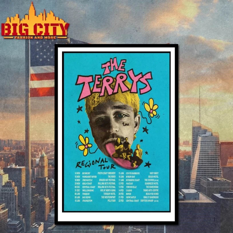 The Terrys Regional 25-26 Tour Poster shirt