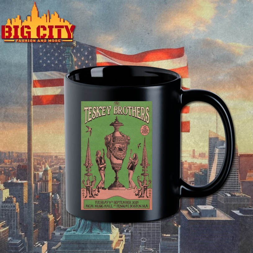 The Teskey Brothers Fenway Park 2025 Event Poster Shirts
