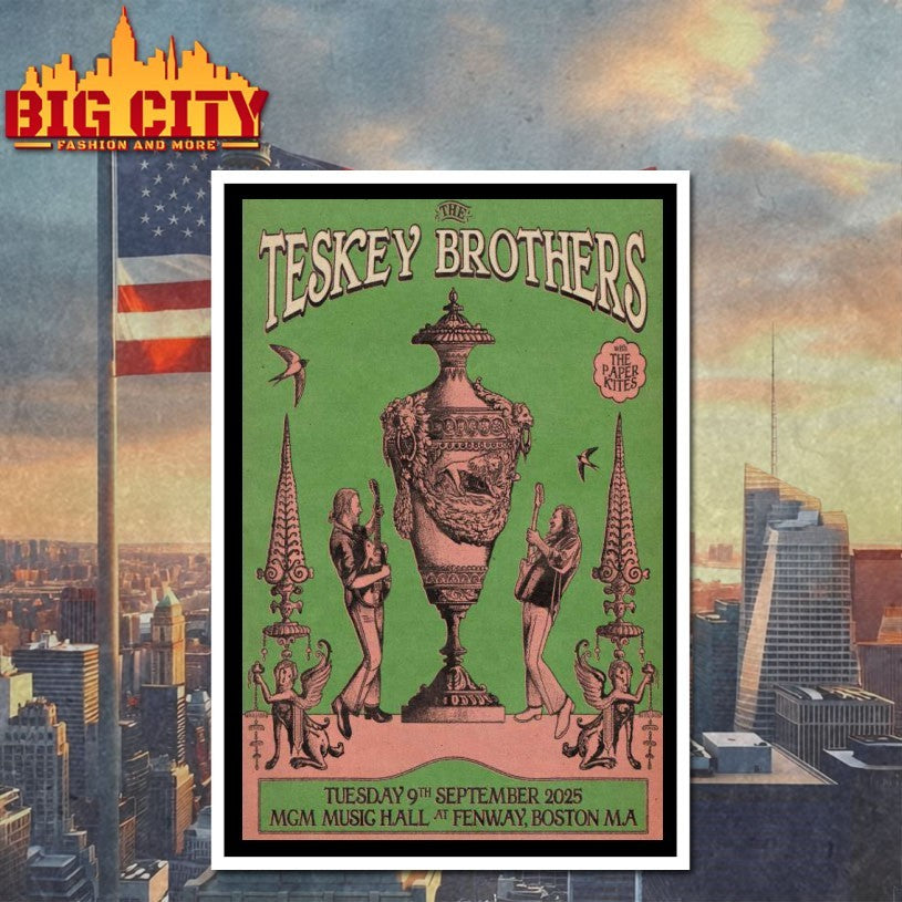 The Teskey Brothers Fenway Park 2025 Event Poster Shirts