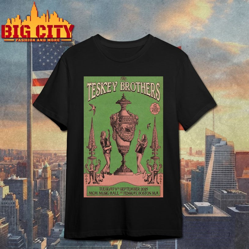 The Teskey Brothers Fenway Park 2025 Event Poster Shirts