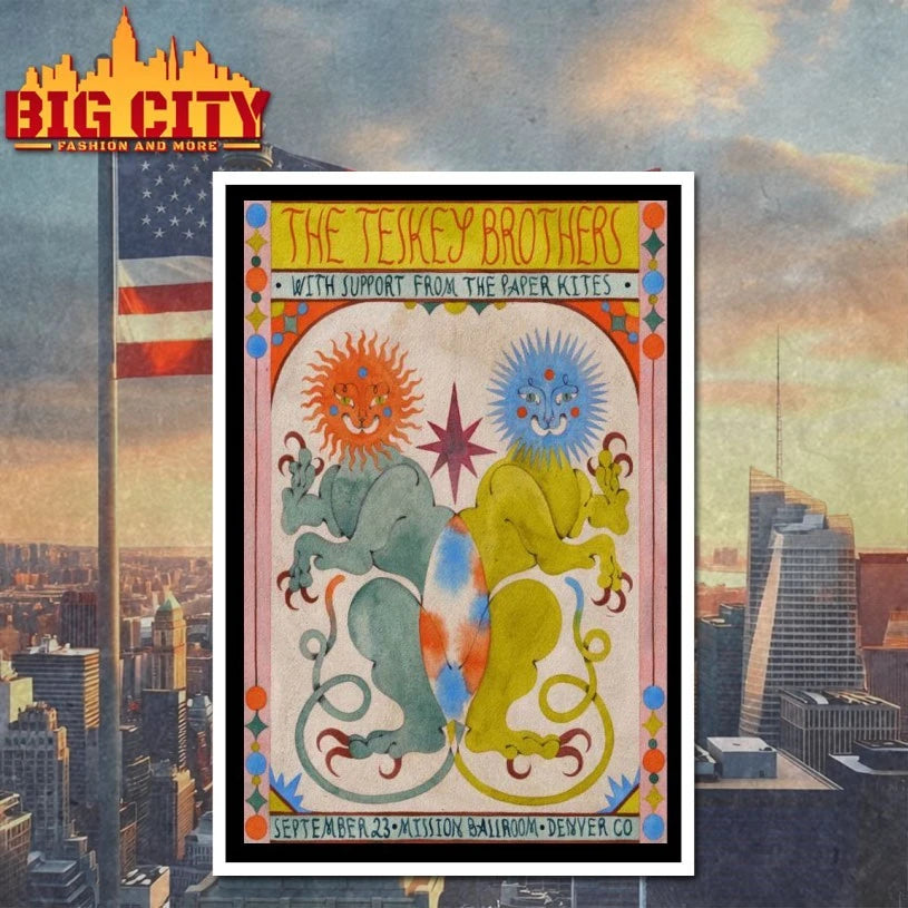 The Teskey Brothers Sep 23, 2025 The Mission Ballroom. Denver, Colorado Poster Shirts