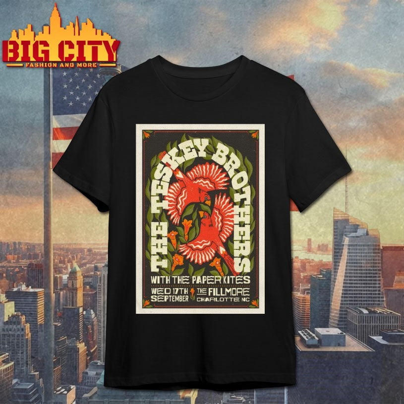 The Teskey Brothers Sept 17 2025 The Fillmore Charlotte NC Poster Shirt