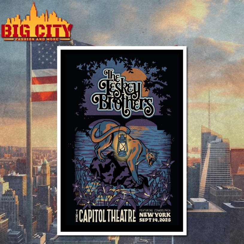 The Teskey Brothers The Capitol Theatre in Port Chester NY September 14 2025 Poster Shirt