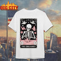 The The Origamist Skeleton Origami Tarot Card Design Oversized T-shirt