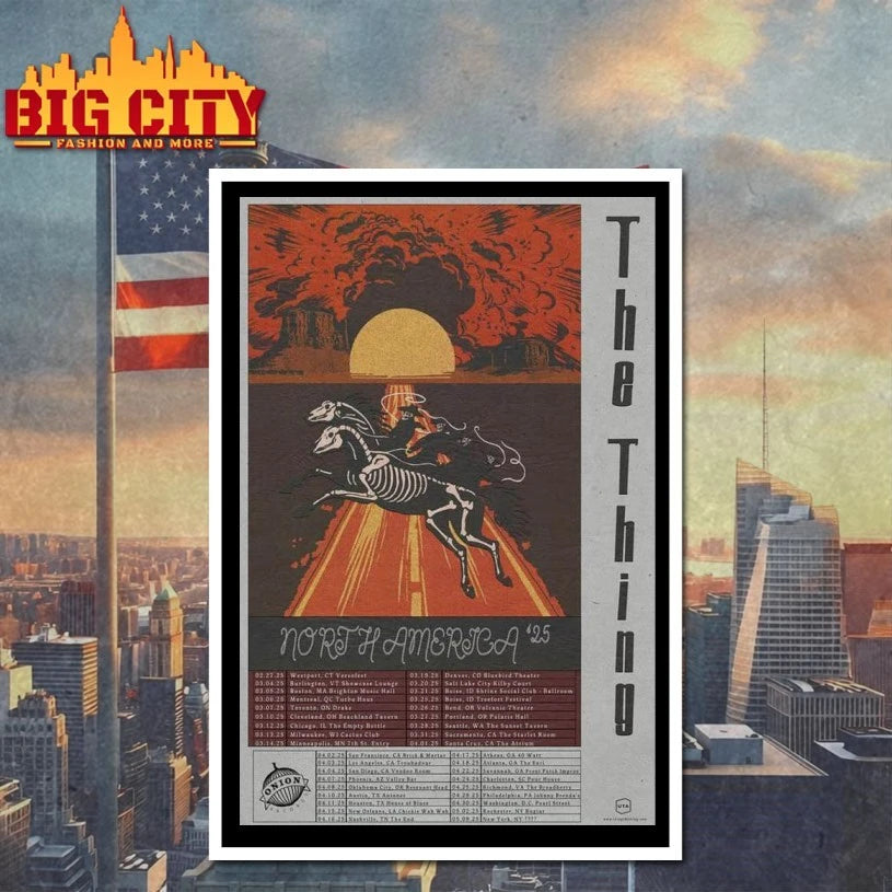 The Thing North America Tour 2025 Poster shirt