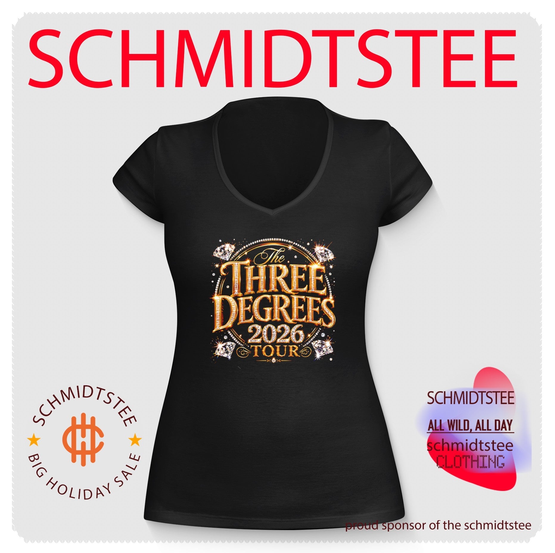 The Three Degrees 2026 Tour Soul Music R&B Group shirt