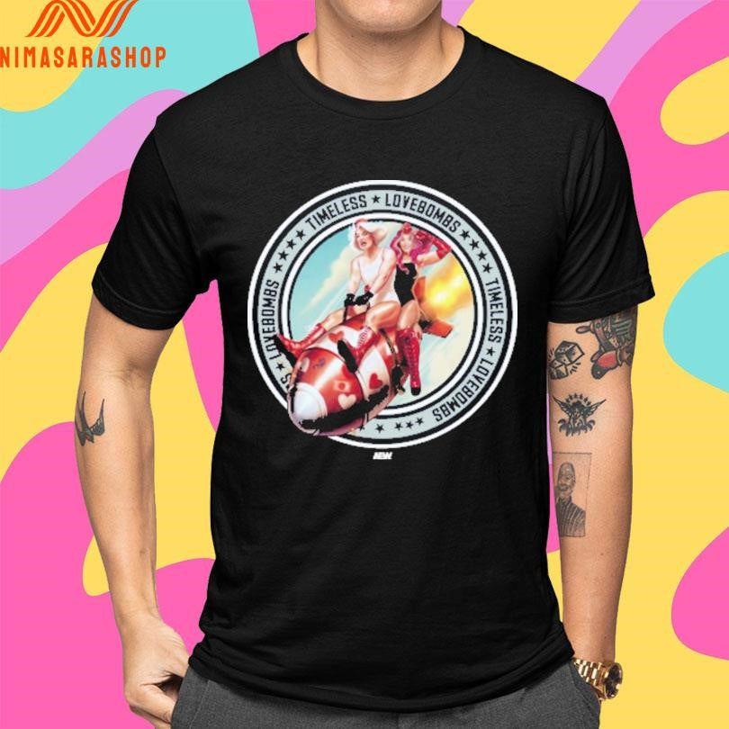 The Timeless Love Bombs Bombs Away Logo Shirts