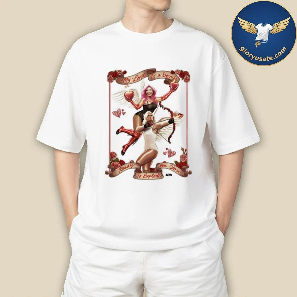 The Timeless Love Bombs Valentine’s Day T-Shirt