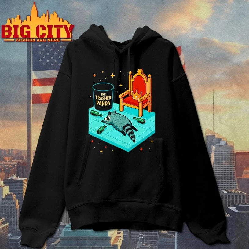 The Trashed Panda Raccoon king shirt
