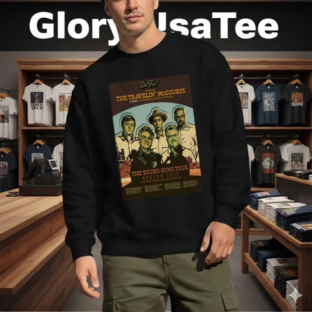 The Travelin’ McCourys 2026 The Young Guns Tour Spring Poster Shirt