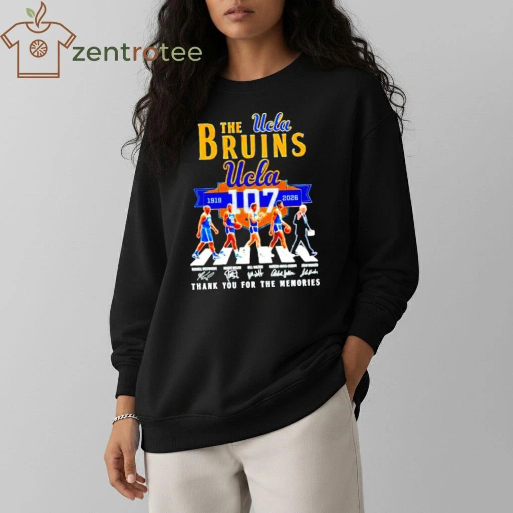 The Ucla Bruins 107th Thank You For The Memories Signature Abbey Road tee