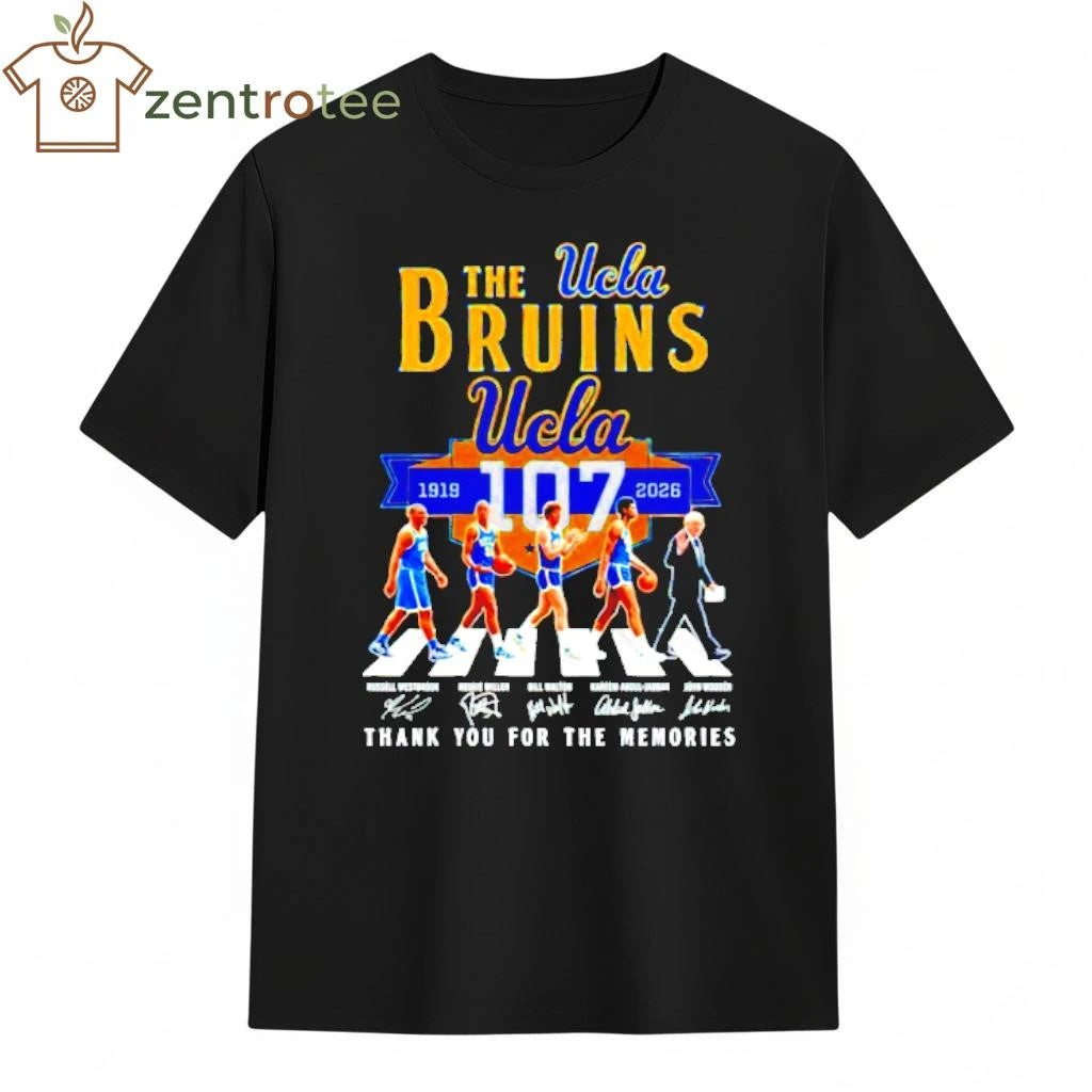 The Ucla Bruins 107th Thank You For The Memories Signature Abbey Road tee