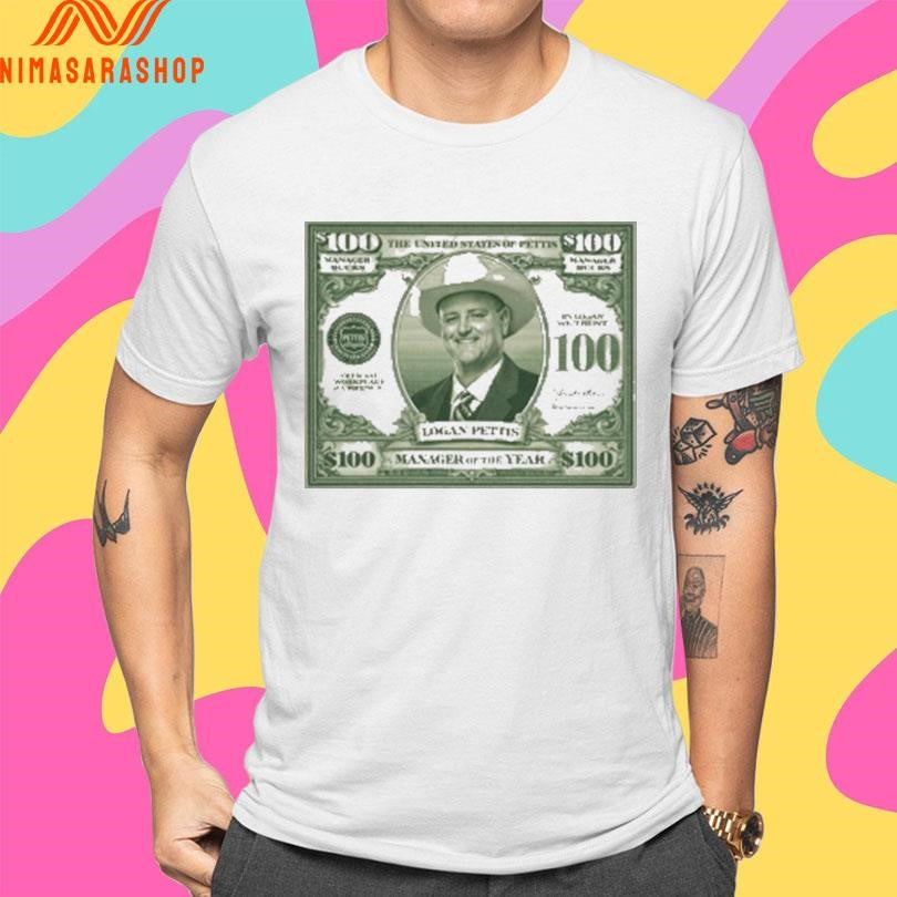 The United State Of Pettis $100 Bill Logan Pettis Manager Of The Year Shirts