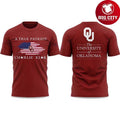 The University Of Oklahoma A True Patriot Charlie Kirk 2025 New Two Sided Shirt