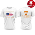 The University Of Tennessee Knoxville A True Patriot Charlie Kirk 2025 Two Sided Shirt