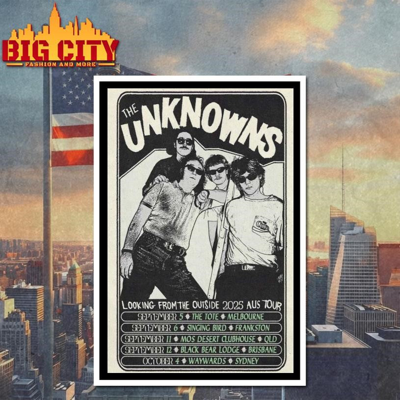 The Unknowns Tour Sept 2025 Poster shirt