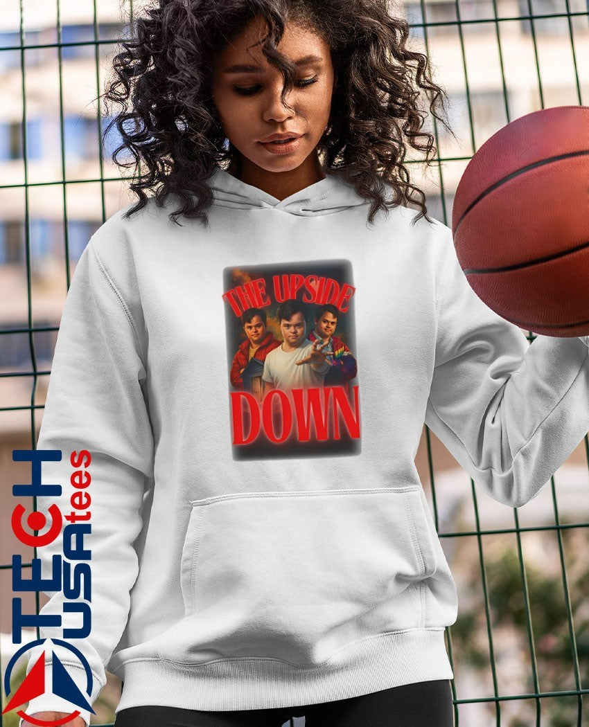 The Upside Down funny graphic shirt